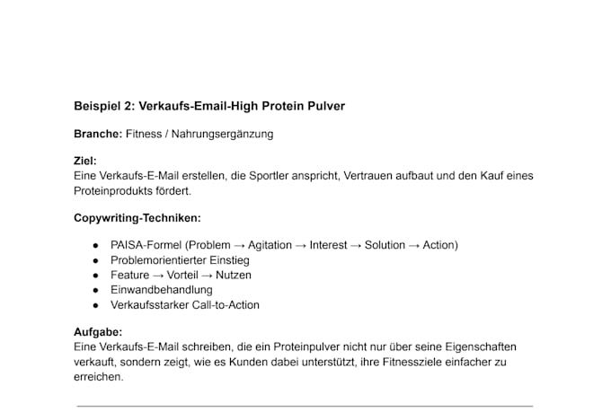 ich schreibe ansprechende e mail newsletter